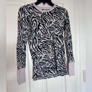 Tiger print long sleeve shirt